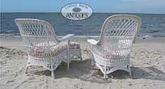 antique wicker chair